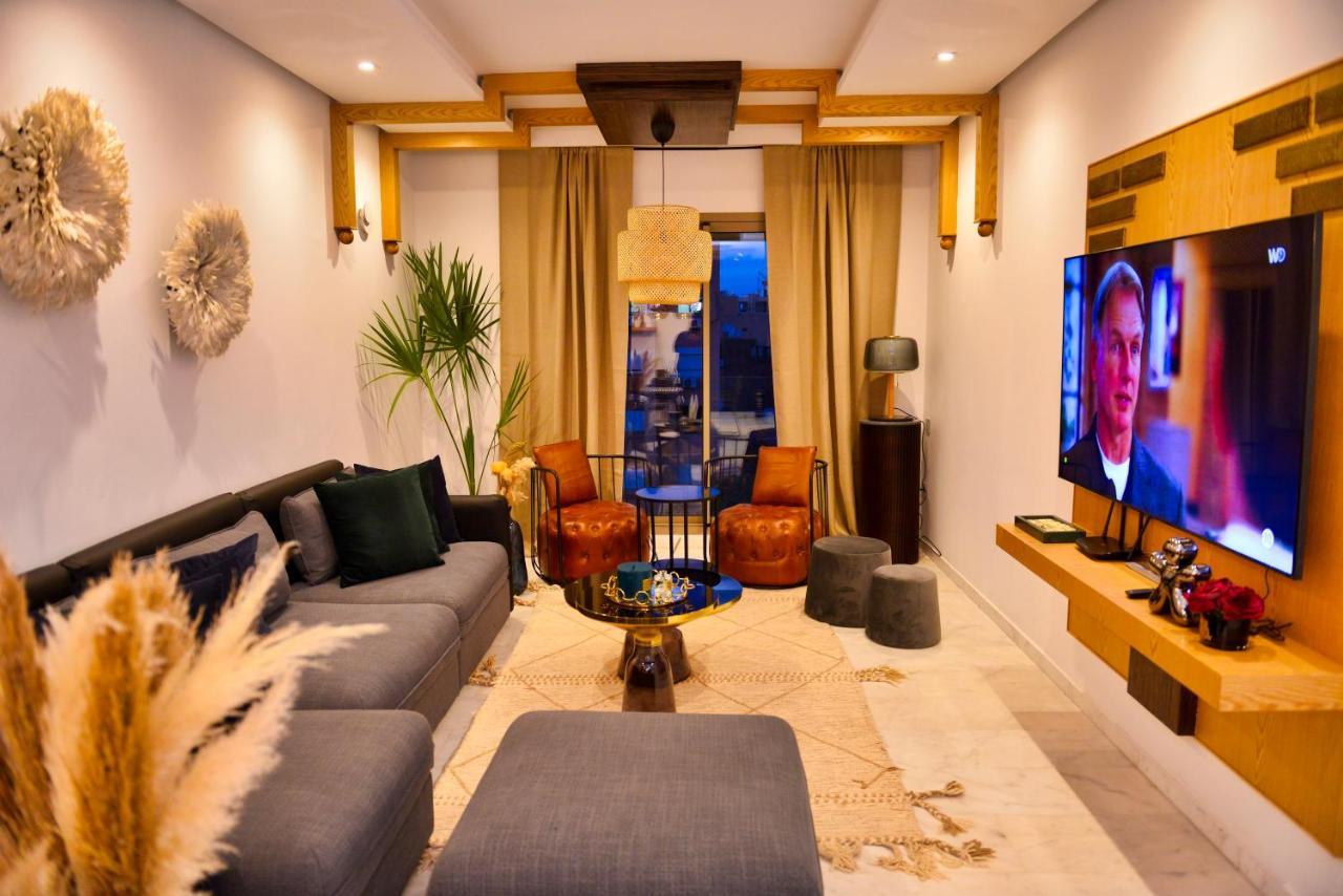 Appartement De Prestige Climatise A L'Hivernage 400M De La Gare Marrakesh Eksteriør billede